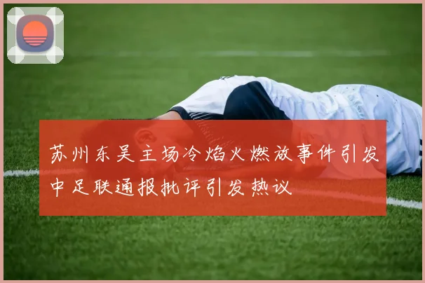 苏州东吴主场冷焰火燃放事件引发中足联通报批评引发热议